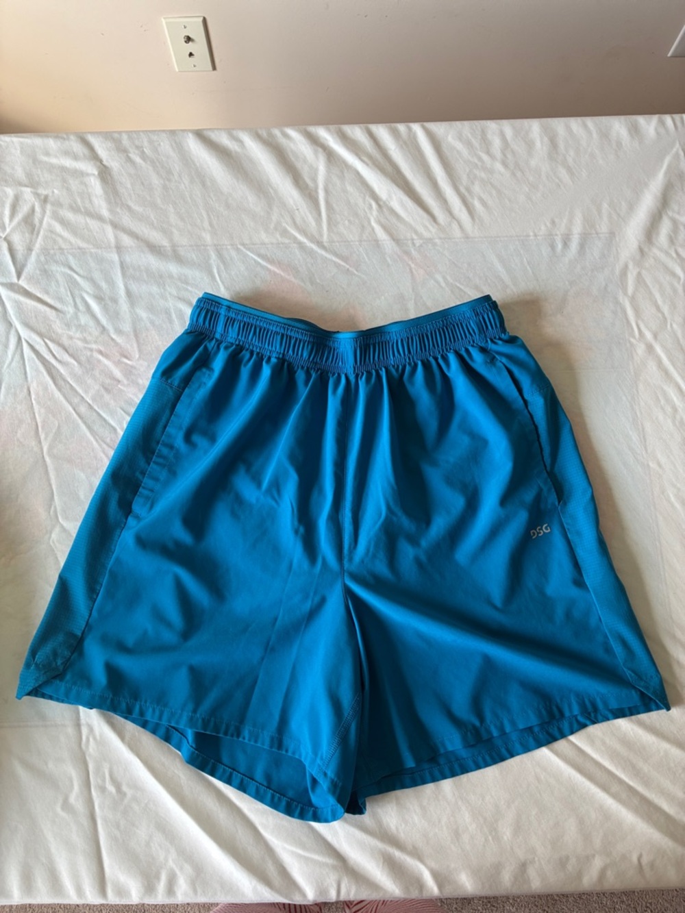 DSG Men's Athletic Shorts in Bright Blue size small